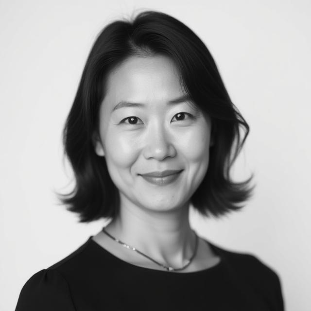 リードデザイナー田中美由紀のモノクロポートレート